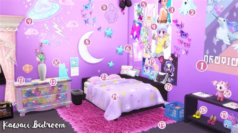 Kawaii Bedroom Cc Pixelfro The Sims 4 Pc Sims Four Si - vrogue.co