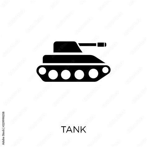 Tank icon. Tank symbol design from Army collection. Simple element ...