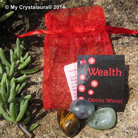 Wealth Crystals Crystal Wish Kit WEALTH. Harness the power of crystals to help make all your ...