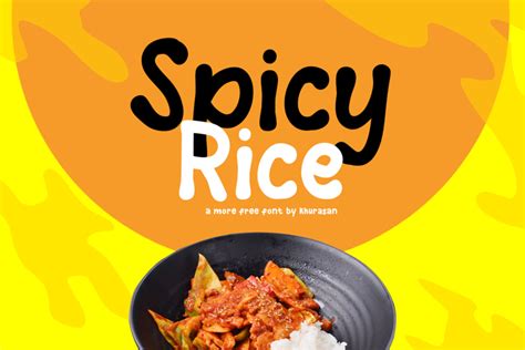 Spicy Rice Font | Khurasan | FontSpace