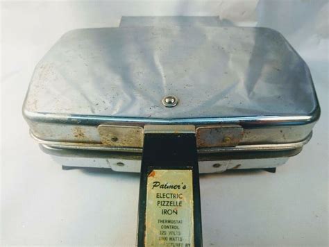 Vintage Palmer's Electric Pizzelle Maker Classic High Quality Iron Made ...