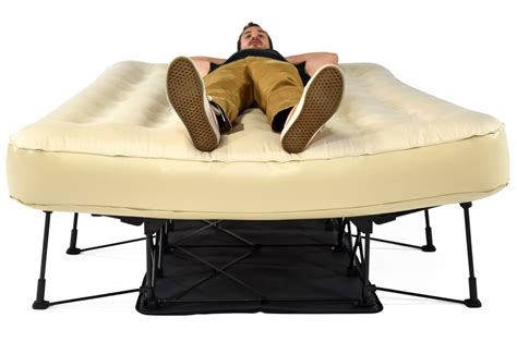 Inflatable Air Beds On Legs With A Stand For Support | Sleeping With Air