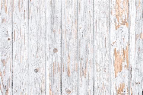 Old White Wood Background Rustic Wooden Surface With Copy Space Stock ...