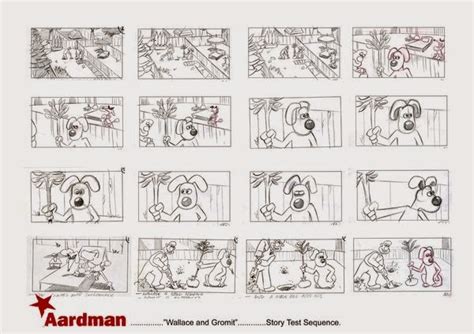 Studio Practice: Storyboard References: Wallace and Gromit