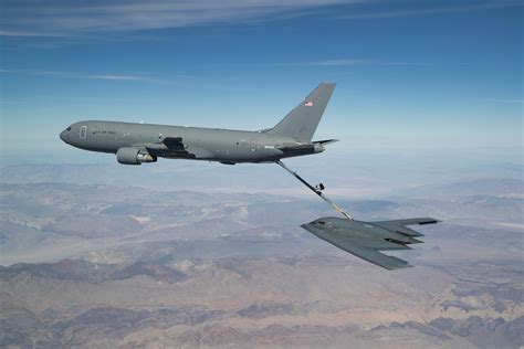 KC-46 flies past latest milestone > U.S. Strategic Command > News Article View