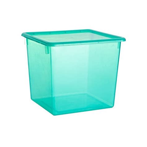 Large Green Plastic Storage Box | Plastic box storage, Plastic storage ...
