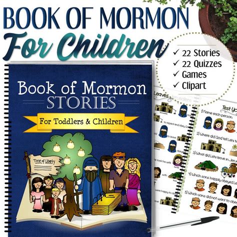 Complete Book of Mormon Stories For Toddlers and Children | Etsy | Book ...