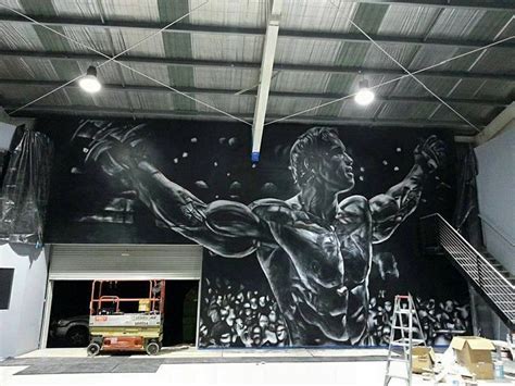 gym mural - Buscar con Google Basement Gym, Garage Gym, Fitness Club, Fitness Studio, Gym Plans ...