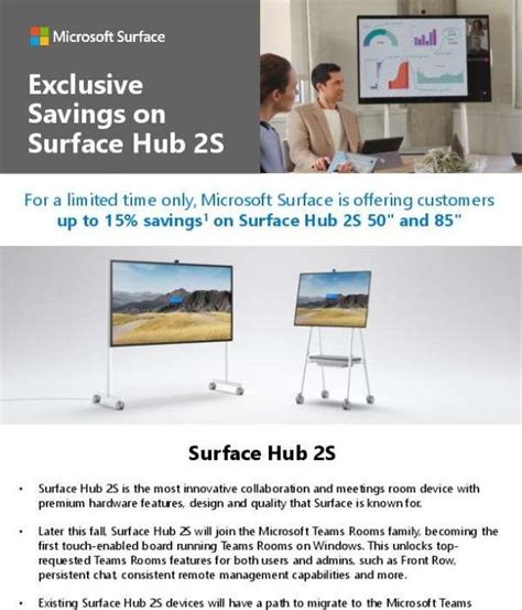 Microsoft Surface Hub 2S Promotion - TechTonic Times