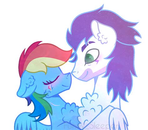 Soarin x Rainbow Dash by FunnySlepper on DeviantArt