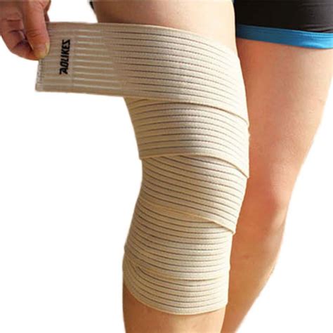 Long Elastic Knee Wrap Compression Bandage Brace Support Straps for ...