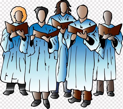 Choir Mens chorus Singing, Choir s, team, social Group, cartoon png | PNGWing