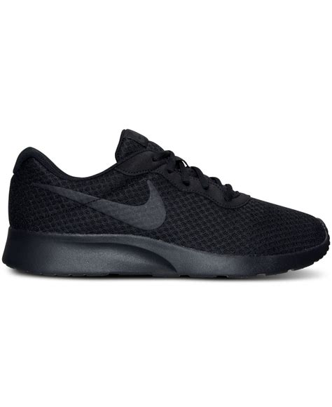 Nike Men's Tanjun Casual Sneakers From Finish Line in Black for Men | Lyst