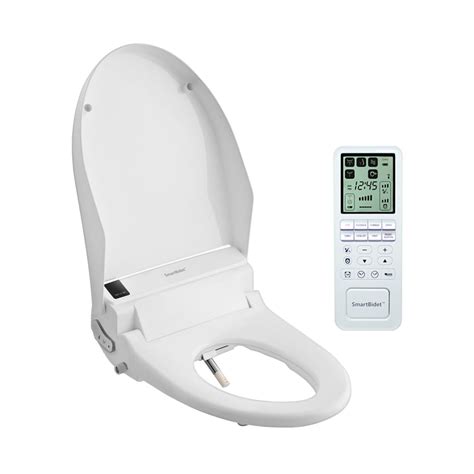 SmartBidet SB-3000 Electric Bidet Toilet Seat for Elongated Toilets with Wireless Remote Control ...