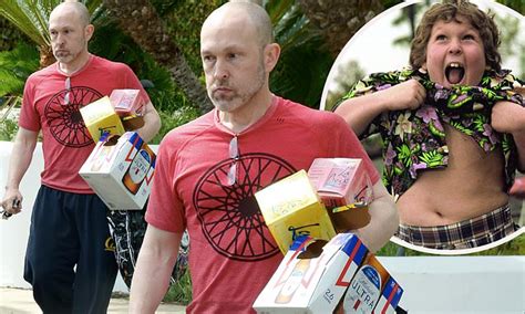 Goonies star Jeff Cohen shows off his sculpted arms as he steps out in LA | Daily Mail Online