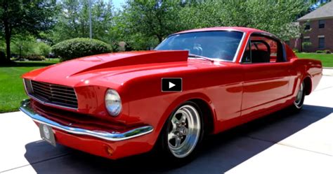 NASTY PRO STREET 1966 MUSTANG FASTBACK 460 V8 | Hot Cars