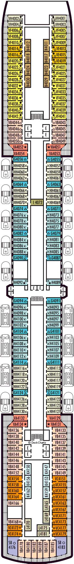 Holland America Nieuw Amsterdam Deck Plans: Ship Layout, Staterooms & Map - Cruise Critic