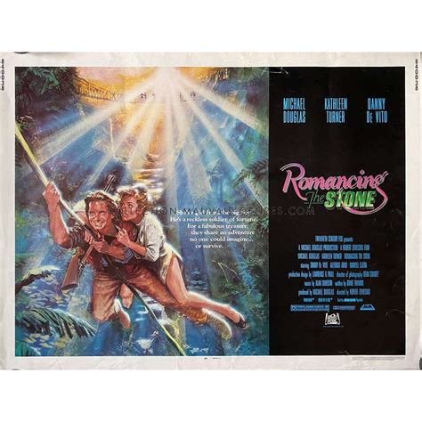 ROMANCING THE STONE U.S. Movie Poster - 21x28 in. - 1984