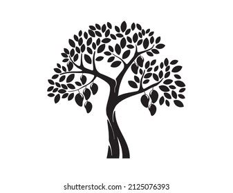 Mango Tree Icon Vector Silhouette Isolated Stock Vector (Royalty Free ...