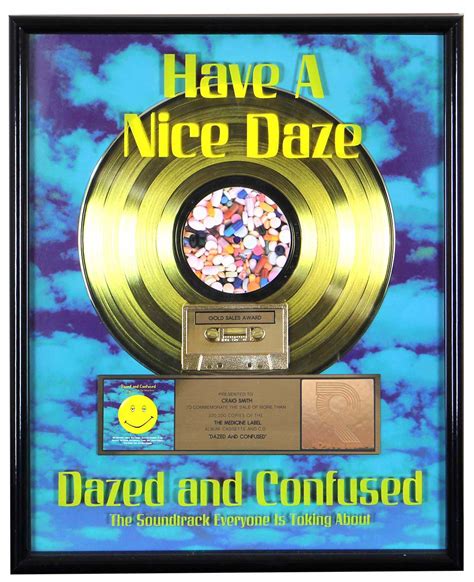 Lot Detail - Dazed and Confused Movie Soundtrack RIAA Gold Record Award ...