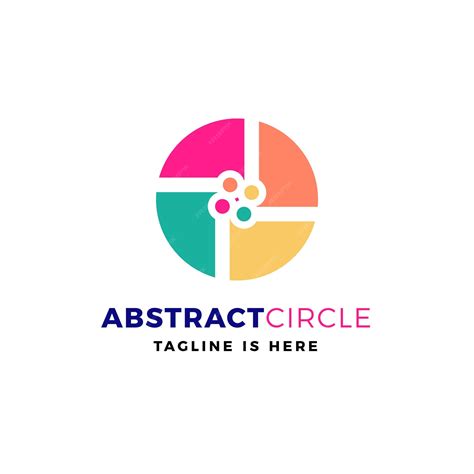 Premium Vector | Abstract circle logo vector icon illustration