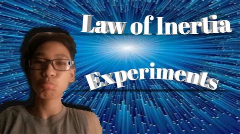 Law of Inertia(experiments) - YouTube