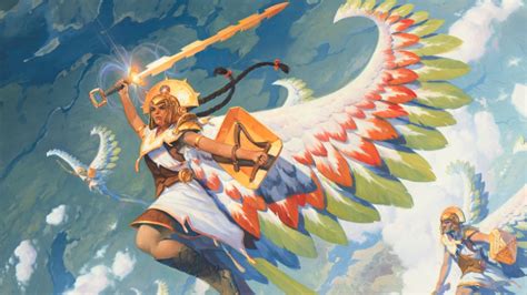 MTG Ixalan art shows angels, gods, and lost civilizations