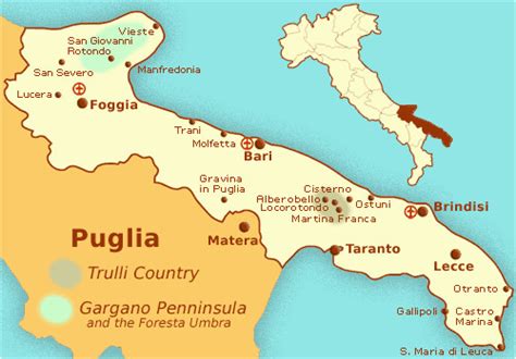 Map Of Puglia Italy Region | secretmuseum