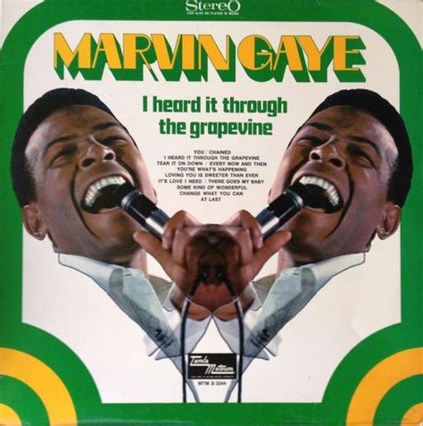 Marvin Gaye - I Heard It Through The Grapevine (Vinyl, LP, Album) at Discogs | Marvin gaye ...