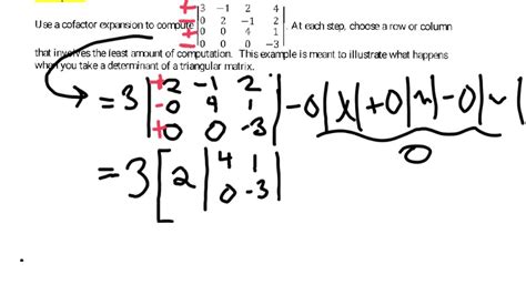 Triangular Form Matrix