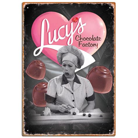 I Love Lucy Chocolate Factory Episode Metal Sign | I love lucy, I love lucy episodes, Love lucy