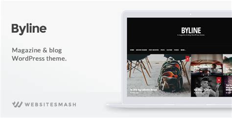 Byline - Magazine & Blog WordPress Theme by WebsiteSmash | ThemeForest