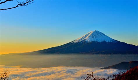 1024x600 Resolution Mount Fuji Sunrise 1024x600 Resolution Wallpaper - Wallpapers Den