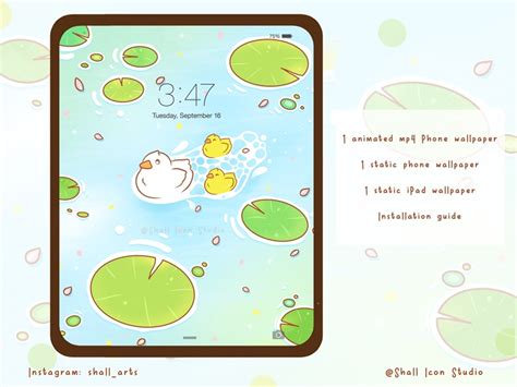 Ducks in pond animated wallpaper - Shall's Ko-fi Shop - Ko-fi ️ Where ...