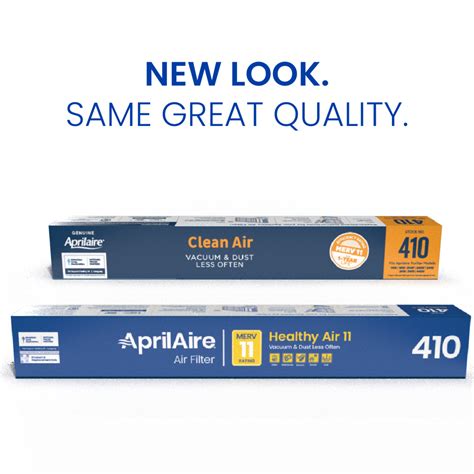 Aprilaire 410 Air Filter Replacement for Whole Home Air Purifiers, MERV ...