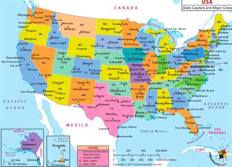 Map Of United States States And Cities - Winter Storm 2024