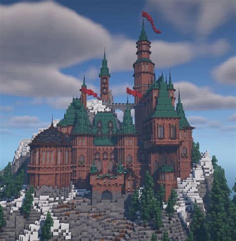 Brick Castle | Minecraft castle, Minecraft mansion, Minecraft architecture