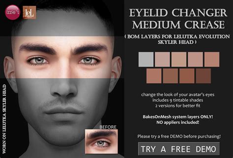 Eyelid Changer Medium Crease (LeLutka Evolution BOM) | Flickr