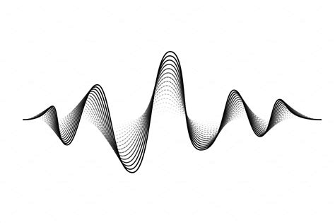 Sound wave vector background. Audio | Technology Illustrations ...