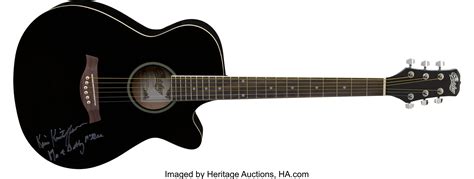 Kris Kristofferson Signed Guitar.... Music Memorabilia Autographs | Lot ...