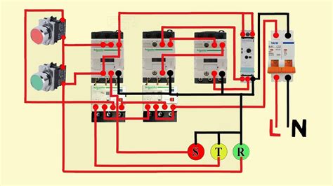 Rangkaian Kontaktor Magnet Star Delta Manual - Star Delta Starter ...