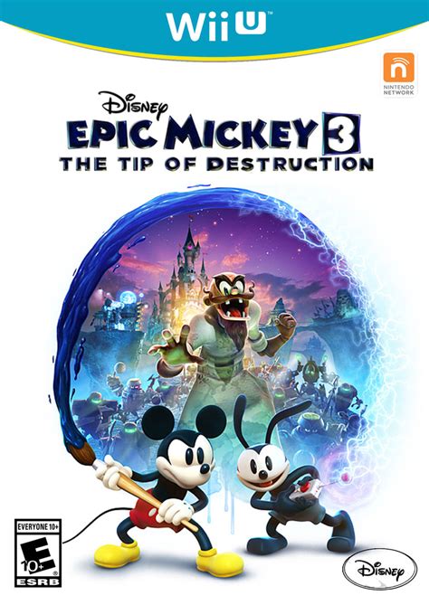 Epic Mickey 3 Wii U Front Cover by CreativeAnthony on DeviantArt