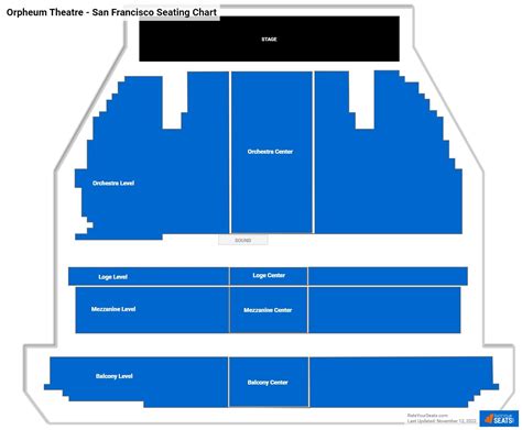 Orpheum Theater Seating Chart - Asking List