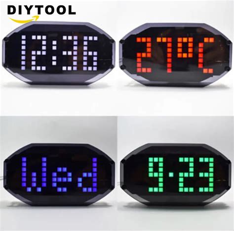 top 10 most popular dot matrix digital clock ideas and get free shipping - ff12986h