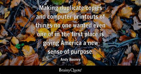 Andy Rooney - Making duplicate copies and computer...