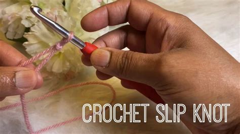 Crochet Slip Knot - Beginner Series - YouTube