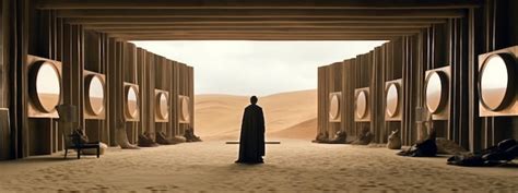 Premium Photo | Photo of dune room wall denis villeneuve style ...