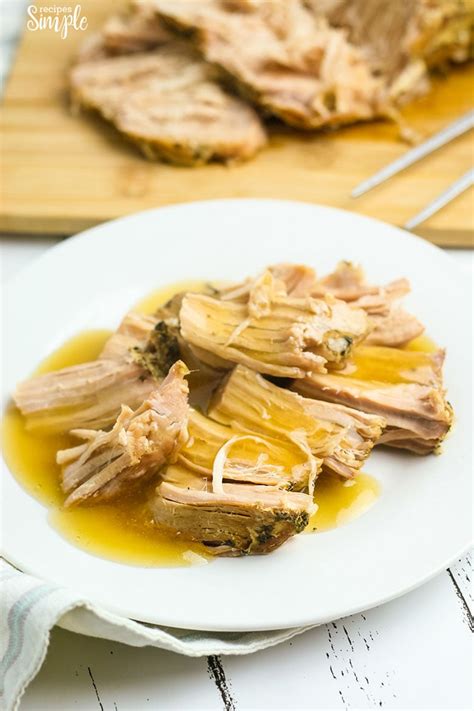 Slow Cooker Pork Tenderloin With Gravy - Recipes Simple