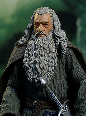 Review and photos of Gandalf, Uruk-Hai Lord of the Rings action figures