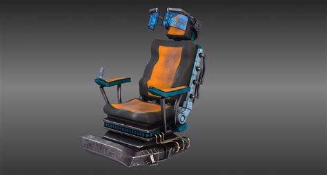 3D Model Sci Fi Armchair - 3D Model | Sci fi, Kids lab, Sci fi concept art